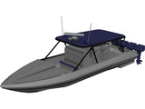 Midnight Express Interceptor 3D Model preview