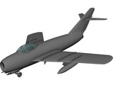 MiG-17 3D Model preview