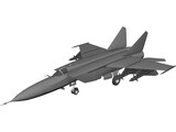 MiG-25 3D Model preview