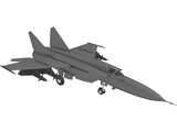 MiG-25 3D Model