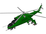 Mil Mi-24 Hind 3D Model preview