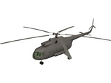Mil Mi-8 Hip 3D Model preview