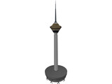 Milad Tehran Tower 3D Model