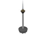 Milad Tehran Tower 3D Model