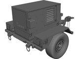 Military Mobile Generator 3D Model preview