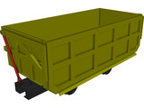 Mine Cart 3D Model preview