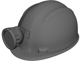 Miners Helmet with Head Lamp 3D Model preview