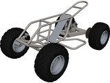 Mini ATV Chassis 3D Model preview