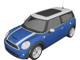 Mini Clubman (2008) 3D Model preview