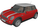 Mini Cooper 3D Model preview