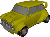 Mini Cooper MG4 Rally Car 3D Model preview