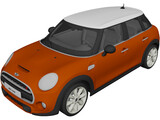 Mini Cooper S 5-door 3D Model preview