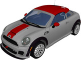 Mini Cooper S Coupe (2012) 3D Model preview