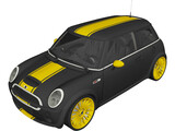 Mini Cooper S Modified (2005) 3D Model preview