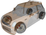 Mini Cooper [Tuned] 3D Model