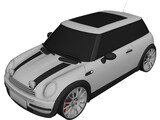 Mini Cooper [Tuned] 3D Model preview