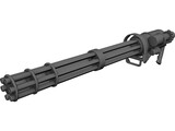 Mini Gun 3D Model preview