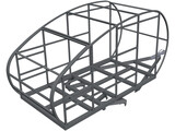Mini Teardrop Camper Frame 3D Model preview