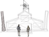 Mining Monument 3D Model