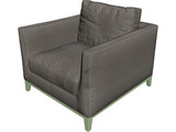 Minotti Armchair 3D Model preview
