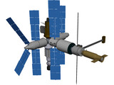 MIR Space Station 3D Model preview
