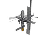 Mir Space Station 3D Model preview