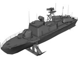 Missile Boat 206MR 3D Model preview