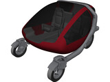 MIT POD Car 3D Model preview