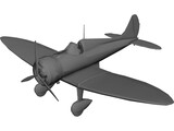 Mitsubishi A5M Claude 3D Model preview