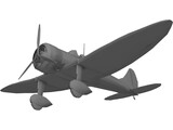 Mitsubishi A5M Claude 3D Model
