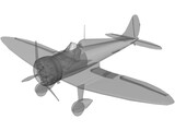 Mitsubishi A5M Claude 3D Model