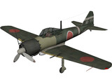 Mitsubishi A6M Zero 3D Model preview