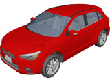 Mitsubishi ASX 3D Model preview