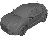 Mitsubishi ASX 3D Model preview