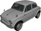 Mitsubishi Colt 500 (1960) 3D Model preview