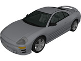 Mitsubishi Eclipse (2003) 3D Model preview