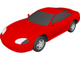 Mitsubishi Eclipse [Eagle Talon, Dodge Stealth] (1994) 3D Model preview