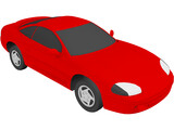 Mitsubishi Eclipse [Eagle Talon, Dodge Stealth] (1994) 3D Model