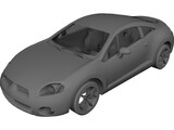 Mitsubishi Eclipse GT (2006) 3D Model preview