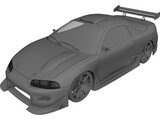 Mitsubishi Eclipse [Tuned] 3D Model preview