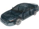 Mitsubishi Galant VR6 3D Model