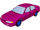 Mitsubishi Galant 3D Model preview