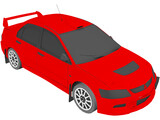 Mitsubishi Lancer Evolution IX 3D Model
