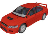 Mitsubishi Lancer Evolution VII 3D Model preview
