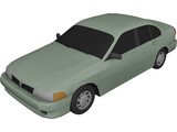 Mitsubishi Mirage 3D Model preview