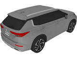 Mitsubishi Outlander (2022) 3D Model
