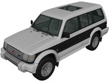 Mitsubishi Pajero (1991) 3D Model preview