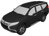 Mitsubishi Pajero Sport (2016) 3D Model preview