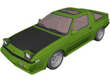 Mitsubishi Starion (1988) 3D Model preview
