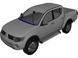 Mitsubishi Triton 3D Model preview